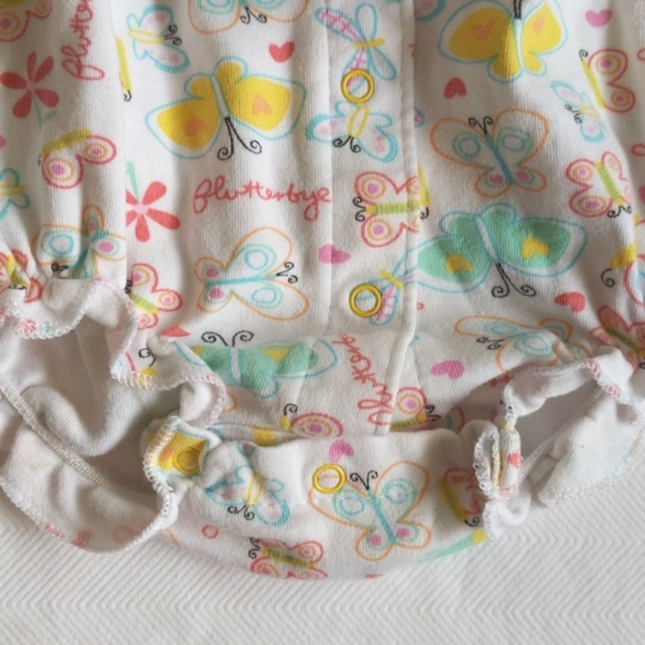 koala baby butterfly snap bubble romper playsuit 3 months baby girl - Picture 4 of 5